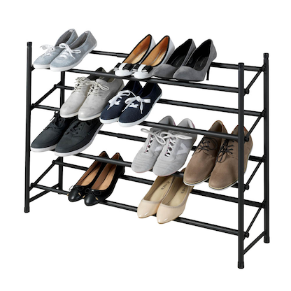 Artikelbild 7 für WENKO Teleskop-Schuhregal Hero schwarz 62,0 - 115,0 x 26,0 x 68,0 cm, Artikelnummer 531101