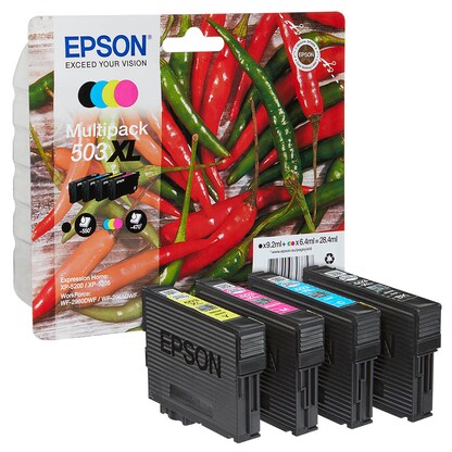 Artikelbild 10 für EPSON 503XL/T09R64 schwarz, cyan, magenta, gelb Druckerpatronen, 4er-Set, Artikelnummer 781084