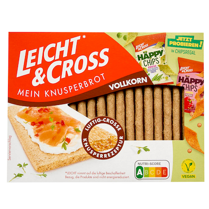 Artikelbild 4 für Leicht&Cross VOLLKORN Knäckebrot 125,0 g, Artikelnummer 162414