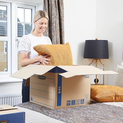 Artikelbild 10 für 5 Bankers Box Umzugskartons SmoothMove FastFold 47,0 x 48,0 x 41,2 cm, Artikelnummer 539043