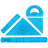 Artikelbild 1 für EBERHARD FABER Geometrie-/Zeichenset blau, Artikelnummer 589913