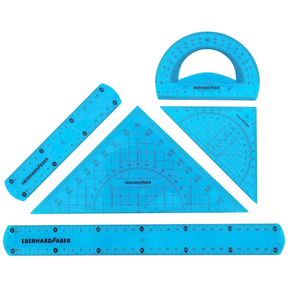 Artikelbild 3 für EBERHARD FABER Geometrie-/Zeichenset blau, Artikelnummer 589913