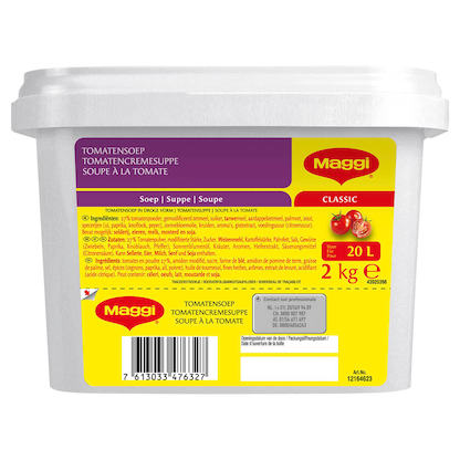Artikelbild 4 für Maggi® Tomatencremesuppe 2,0 kg, Artikelnummer 691127