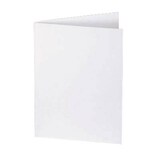 Artikelbild 1 für 50 SIGEL Faltkarten weiß DIN A6 weiß, Artikelnummer 422386