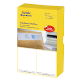 Artikelbild 1 für 500 AVERY Zweckform Frankieretiketten 3439 weiß 130,0 x 40,0 mm, Artikelnummer 647339