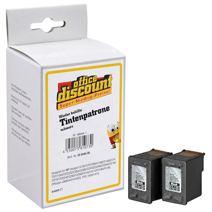 Artikelbild 4 für office discount schwarz Druckerpatronen kompatibel zu HP 21 (C9351AE), Artikelnummer 506444
