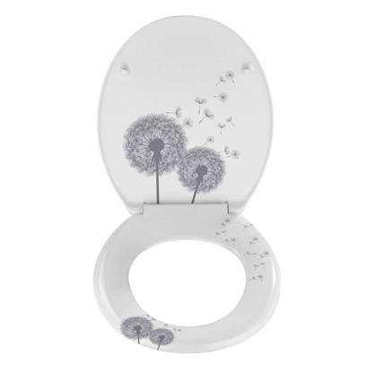 Artikelbild 2 für WENKO WC-Sitz mit Absenkautomatik Pusteblumen weiß, Artikelnummer 666047
