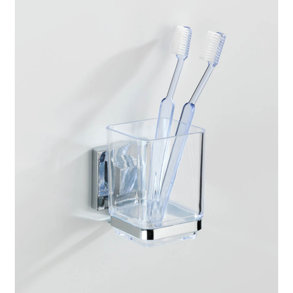 Artikelbild 5 für WENKO Zahnputzbecher Quadro silber, Artikelnummer 804852