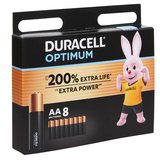 Artikelbild 1 für 8 DURACELL Batterien Optimum Mignon AA 1,5 V, Artikelnummer 105199