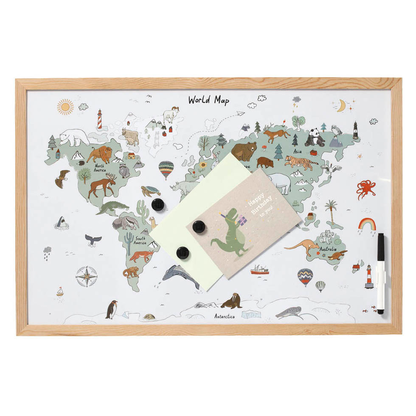 Artikelbild 4 für Zeller Whiteboard Weltkarte 60,0 x 40,0 cm natur, bunt Stahl, Artikelnummer 540129