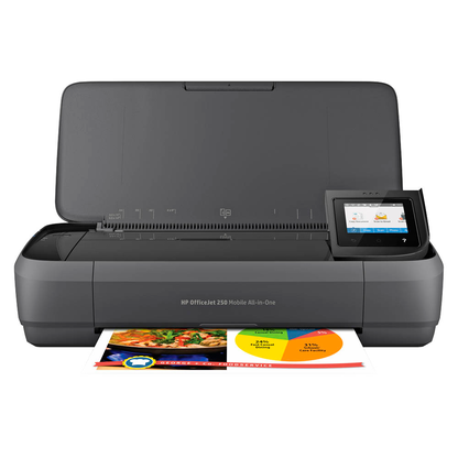 Artikelbild 2 für HP OfficeJet 250 Mobile All-in-One 3 in 1 Tintenstrahl-Multifunktionsdrucker schwarz, Artikelnummer 305019