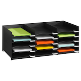 Artikelbild 1 für PAPERFLOW Sortierstation schwarz mit 15 Fächer, Artikelnummer 587568