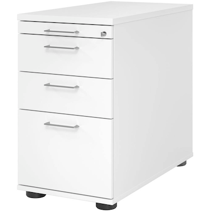 Artikelbild für HAMMERBACHER Solid SC40 Standcontainer weiß 4 Auszüge 42,8 x 80,0 x 72,0 - 76,0 cm, Artikelnummer 992446