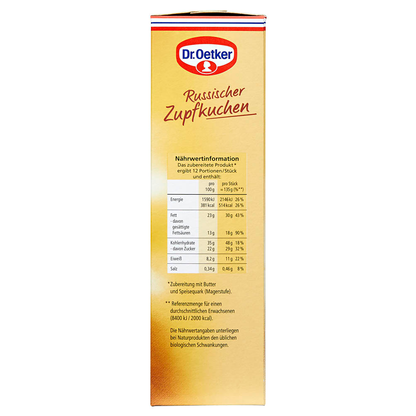 Artikelbild 4 für Dr. Oetker Russicher Zupfkuchen Backmischung 670,0 g, Artikelnummer 195574