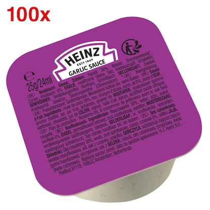 Artikelbild für HEINZ Knoblauchsauce 100x 25,0 g, Artikelnummer 647766