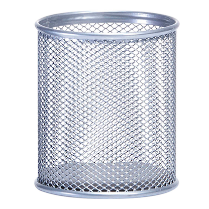 Artikelbild 2 für Zeller Stiftehalter Meshline alufarben Metall, lackiert 8,3 x 8,3 x 9,5 cm, Artikelnummer 552539