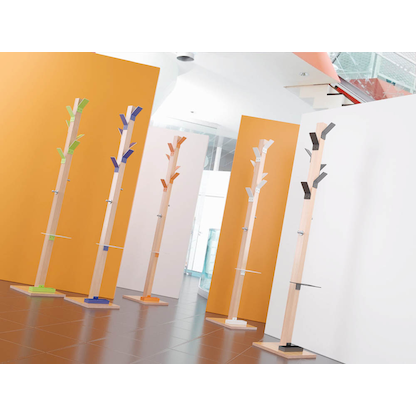 Artikelbild 2 für PAPERFLOW Kleiderständer easyCloth Wood Range Modell A PECPP.13 weiß Holz 8 Haken 32,0 x 178,0 cm, Artikelnummer 533638