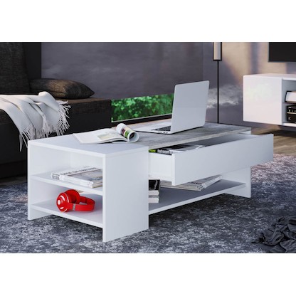 Artikelbild 5 für VCM my home Tindus Couchtisch Betonoptik 100,0 x 50,0 x 35,0 cm, Artikelnummer 389413