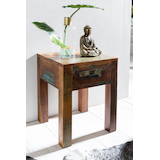 Artikelbild 1 für WOHNLING Nachttisch Massivholz braun 40,0 x 40,0 x 55,0 cm, Artikelnummer 905913