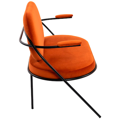 Artikelbild 3 für meet powered by PAPERFLOW 2-Sitzer Sofa SATURNE rost schwarz Stoff, 1 St., Artikelnummer 231349