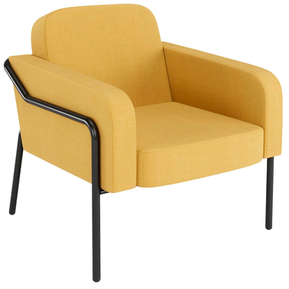 Artikelbild 18 für medso powered by PAPERFLOW Sessel MEDSO L Rund gelb schwarz Stoff, 1 St., Artikelnummer 522726