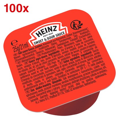 Artikelbild für HEINZ Süßsauer-Sauce 100x 25,0 g, Artikelnummer 647796