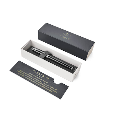 Artikelbild 2 für PARKER IM Black Lacquer Patronenfüller schwarz M (mittel), Artikelnummer 400818