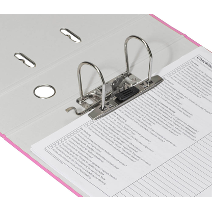 Artikelbild 3 für DONAU Klassik Ordner pink Karton 7,5 cm DIN A4, Artikelnummer 345603