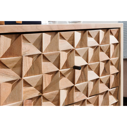 Artikelbild 4 für WOHNLING Nachttisch Massivholz akazie 35,0 x 44,0 x 61,0 cm, Artikelnummer 907037