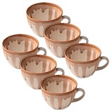 Artikelbild 1 für 6 HEART & SOUL Kaffeetassen Perfect Match Oyster braun 0,21 l, Artikelnummer 107009