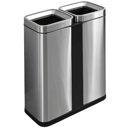 Artikelbild 23 für helit the twin bin Mülltrenner 2x 30,0 l edelstahl, Artikelnummer 223626