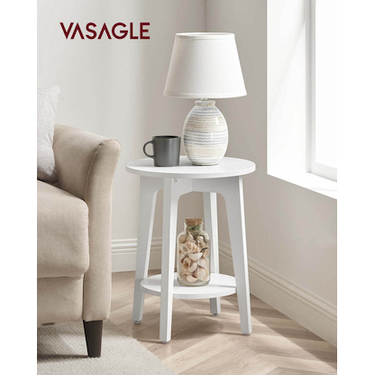 Artikelbild 5 für VASAGLE Beistelltisch weiß 40,0 x 40,0 x 50,7 cm, Artikelnummer 289946