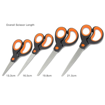 Artikelbild 2 für RAPESCO® Scheren-Set Soft Grip, 4 St., Artikelnummer 710479