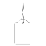 Artikelbild 1 für HERMA Hängeetiketten weiß 32,0 x 50,0 mm mit rotem Faden, 1.000 St., Artikelnummer 537030