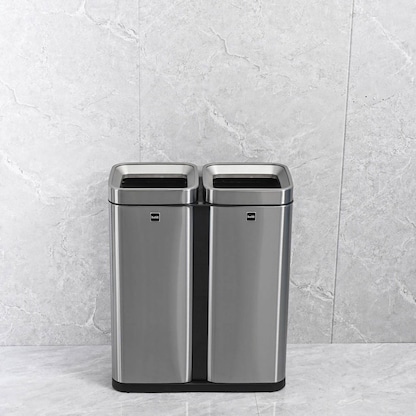 Artikelbild 6 für helit the twin bin Mülltrenner 2x 30,0 l edelstahl, Artikelnummer 223626