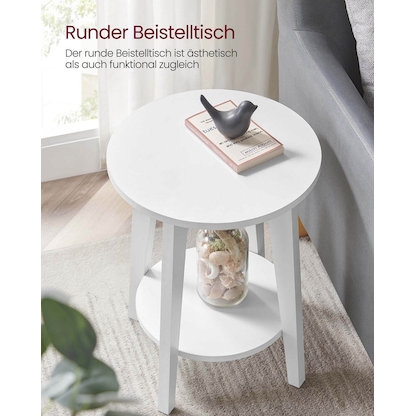 Artikelbild 6 für VASAGLE Beistelltisch weiß 40,0 x 40,0 x 50,7 cm, Artikelnummer 289946