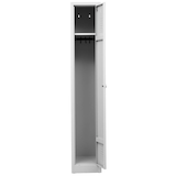 Artikelbild 1 für Gürkan Spind lichtgrau 104755, 1 Schließfach 30,0 x 50,0 x 180,0 cm, Artikelnummer 559486