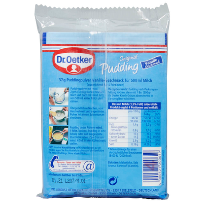 Artikelbild 2 für Dr. Oetker Puddingpulver 3x 37,0 g, Artikelnummer 739472
