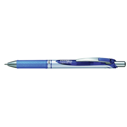 Artikelbild für Pentel EnerGel BL77 Gelschreiber blau/silber 0,35 mm, Schreibfarbe: blau, 1 St., Artikelnummer 897629