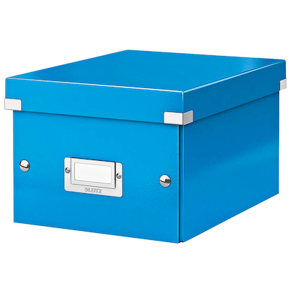 Artikelbild für AKTION: LEITZ Click & Store Aufbewahrungsbox 7,4 l blau 21,6 x 28,2 x 16,0 cm mit Prämie nach Registrierung, Artikelnummer 127175