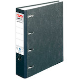 Artikelbild 1 für herlitz Wolkenmarmor-Papier Doppelordner schwarz Karton 7,0 cm, Artikelnummer 891628