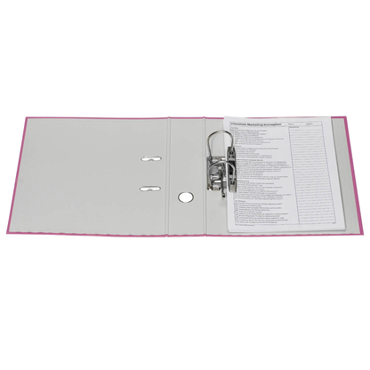 Artikelbild 6 für DONAU Klassik Ordner pink Karton 7,5 cm DIN A4, Artikelnummer 345603