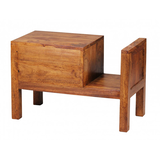 Artikelbild 1 für WOHNLING Nachttisch Massivholz sheesham 60,0 x 30,0 x 40,0 cm, Artikelnummer 904694