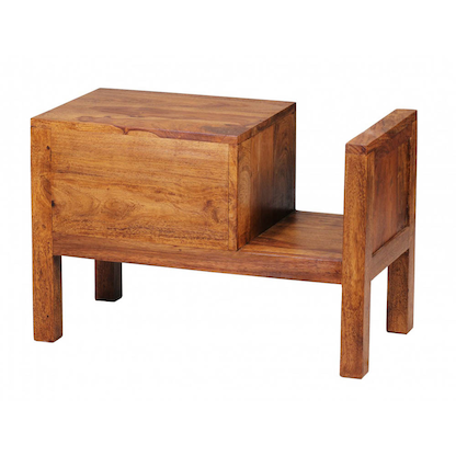 Artikelbild 10 für WOHNLING Nachttisch Massivholz sheesham 60,0 x 30,0 x 40,0 cm, Artikelnummer 904694