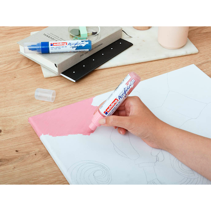 Artikelbild 7 für edding 5000 Acrylstift rot 5,0 -10,0 mm, 1 St., Artikelnummer 534327