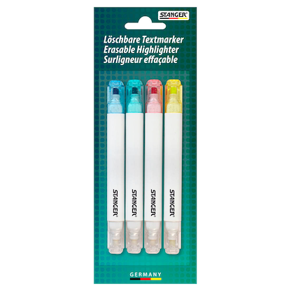 Artikelbild 6 für STANGER Metallic Textmarker farbsortiert, 4 St., Artikelnummer 693547