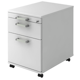 Artikelbild 1 für HAMMERBACHER Solid AC20 Rollcontainer weiß 3 Auszüge 42,8 x 58,0 x 59,0 cm, Artikelnummer 399321