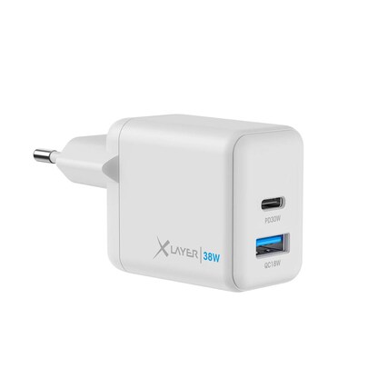 Artikelbild 23 für XLAYER Powercharger 38W Ladeadapter weiß, 38 Watt, Artikelnummer 922334