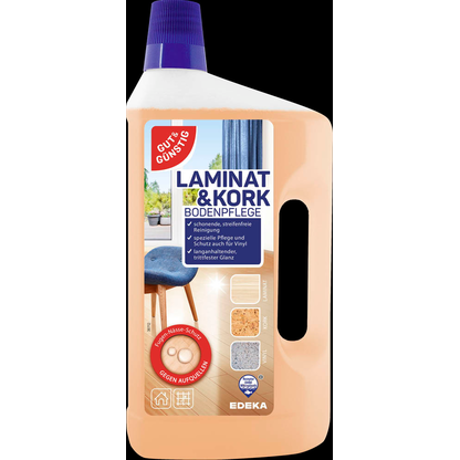 Artikelbild für GUT&GÜNSTIG LAMINAT & KORK Bodenreiniger 1,0 l, Artikelnummer 408858
