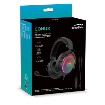 Artikelbild 8 für speedlink Conux Rgb Gaming-Headset schwarz, Artikelnummer 608499